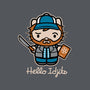 Hello Idjits-none removable cover w insert throw pillow-Matt Parsons