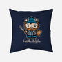 Hello Idjits-none removable cover w insert throw pillow-Matt Parsons