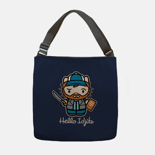 Hello Idjits-none adjustable tote-Matt Parsons