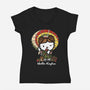 Hello Kaylee-womens v-neck tee-OfficeInk