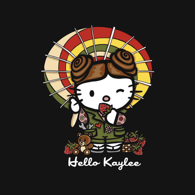 Hello Kaylee-womens v-neck tee-OfficeInk