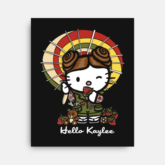 Hello Kaylee-none stretched canvas-OfficeInk