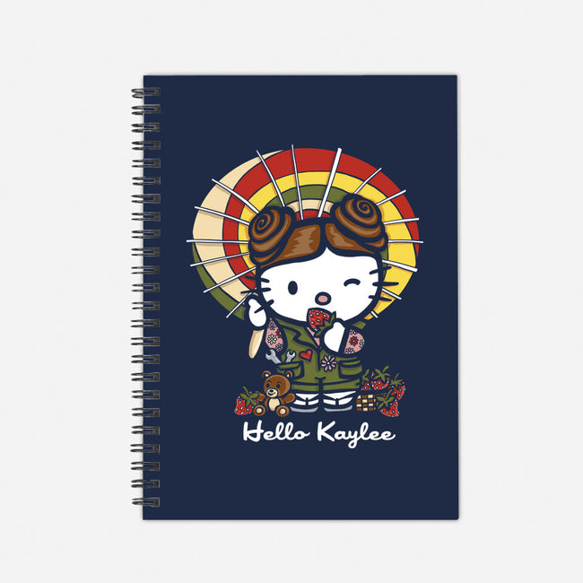 Hello Kaylee-none dot grid notebook-OfficeInk