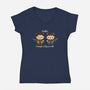 Hello Moose & Squirrel-womens v-neck tee-Matt Parsons