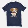 Hello Puppy-mens heavyweight tee-troeks