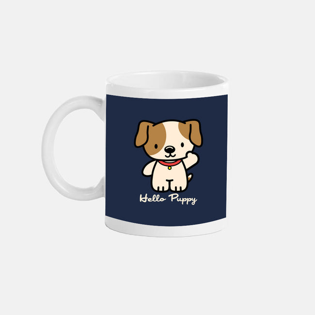 Hello Puppy-none glossy mug-troeks