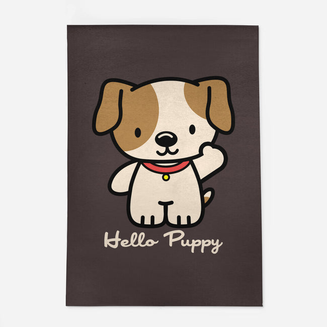 Hello Puppy-none outdoor rug-troeks