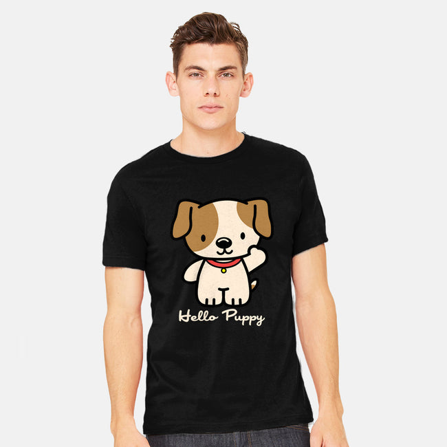 Hello Puppy-mens heavyweight tee-troeks