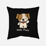 Hello Puppy-none removable cover throw pillow-troeks