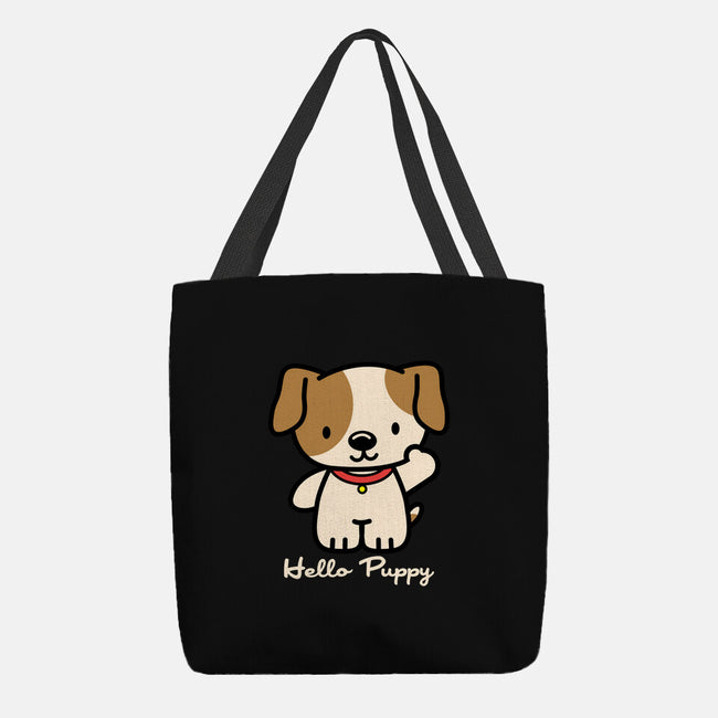 Hello Puppy-none basic tote-troeks