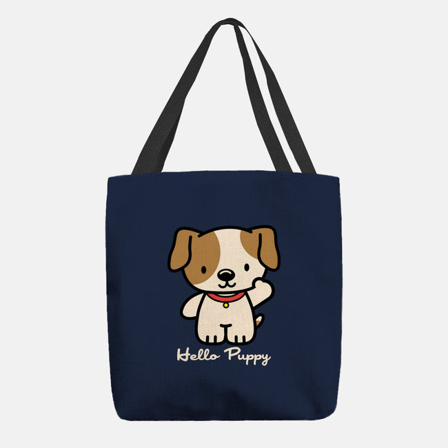Hello Puppy-none basic tote-troeks