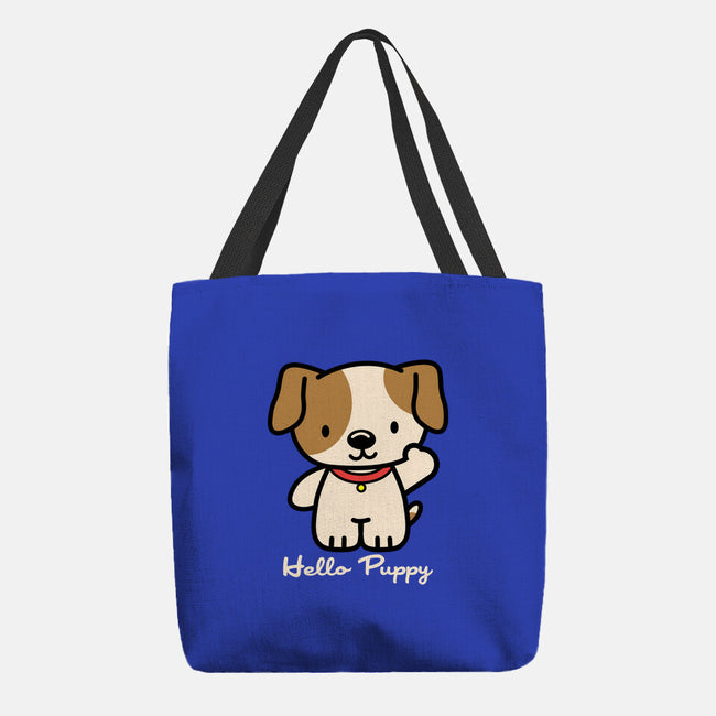 Hello Puppy-none basic tote-troeks