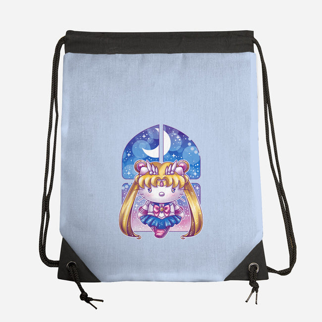 Hello Senshi-none drawstring bag-GillesBone