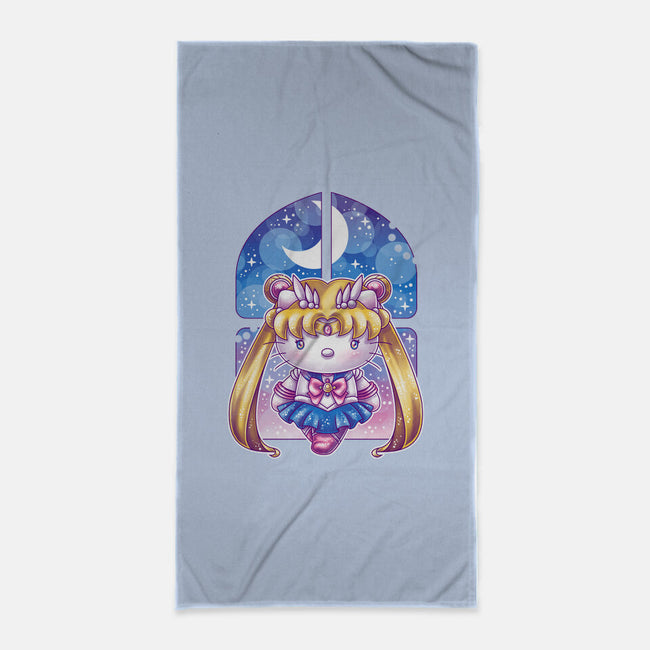 Hello Senshi-none beach towel-GillesBone