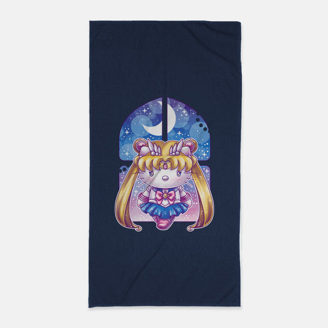 Hello Senshi-none beach towel-GillesBone