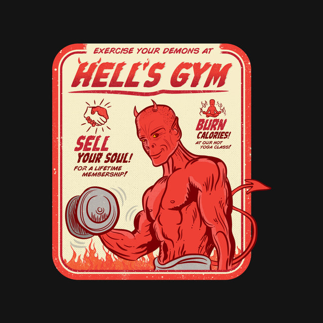 Hell's Gym-none fleece blanket-hbdesign