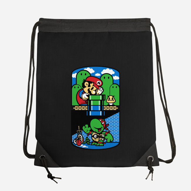 Help a Brother Out-none drawstring bag-harebrained
