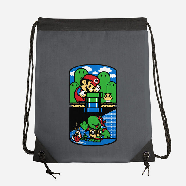 Help a Brother Out-none drawstring bag-harebrained