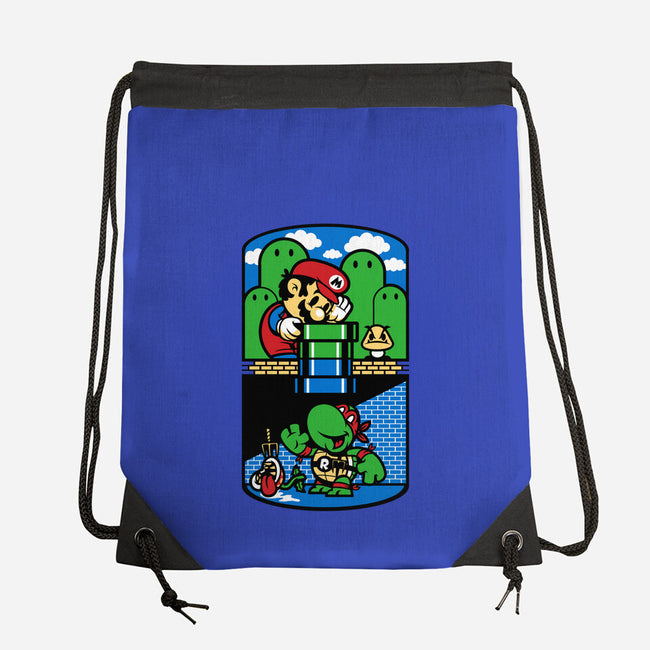 Help a Brother Out-none drawstring bag-harebrained