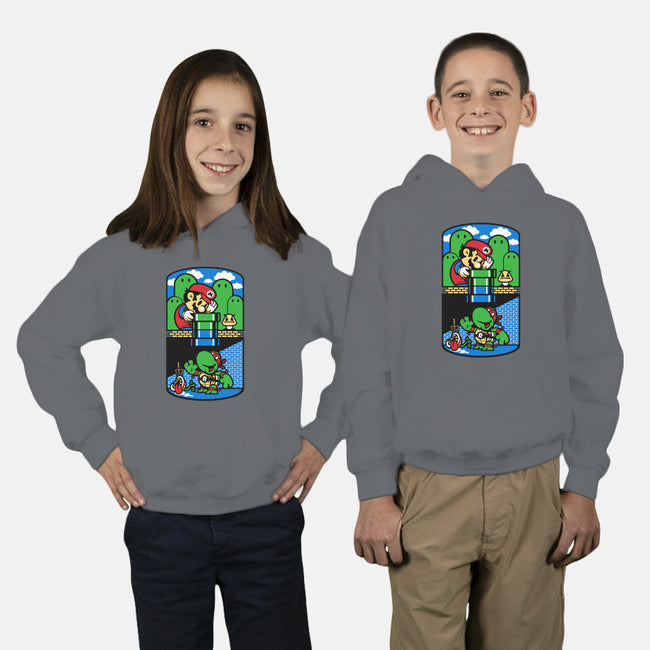 Help a Brother Out-youth pullover sweatshirt-harebrained