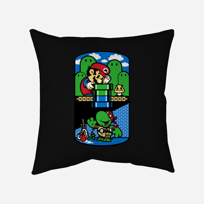 Help a Brother Out-none removable cover w insert throw pillow-harebrained