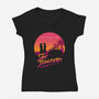 Here Love Lasts Forever-womens v-neck tee-ddjvigo
