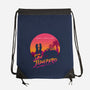 Here Love Lasts Forever-none drawstring bag-ddjvigo