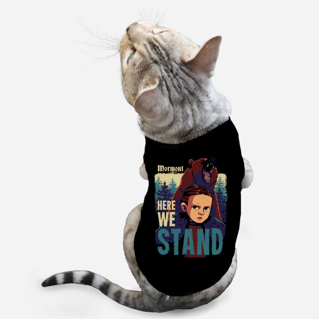 Here We Stand-cat basic pet tank-geekydog