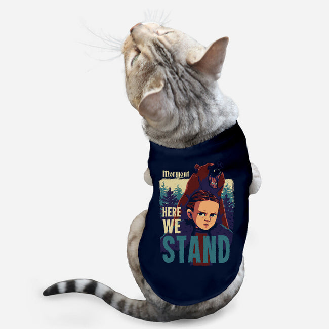 Here We Stand-cat basic pet tank-geekydog
