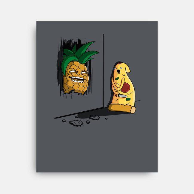 Here's Pineapple!-none stretched canvas-Raffiti