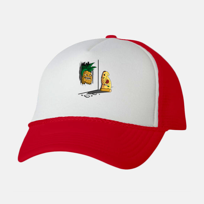 Here's Pineapple!-unisex trucker hat-Raffiti