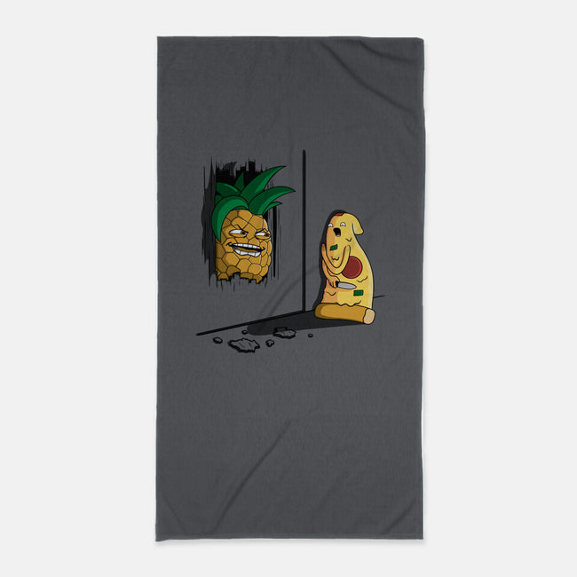 Here's Pineapple!-none beach towel-Raffiti