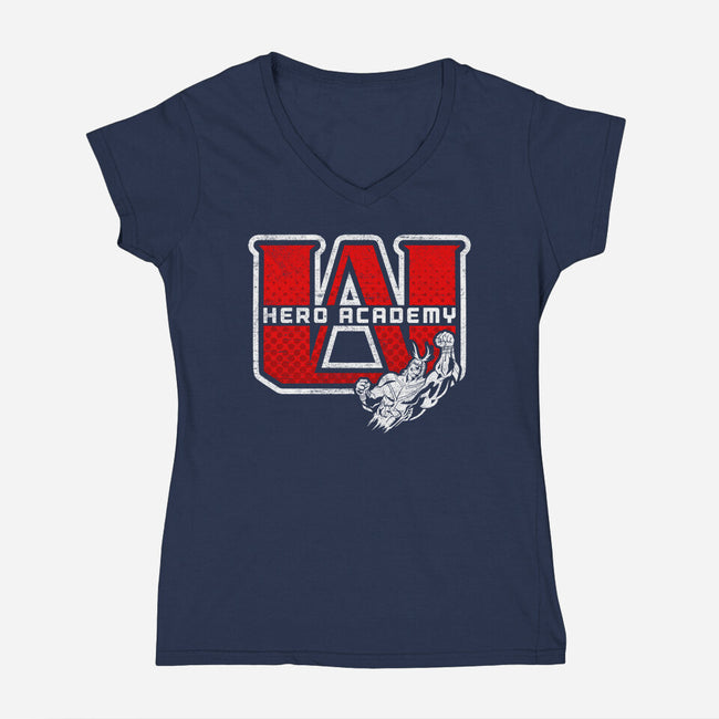 Hero Academy-womens v-neck tee-Kat_Haynes