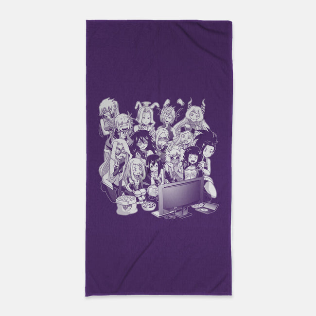 Hero Night F-none beach towel-Coinbox Tees