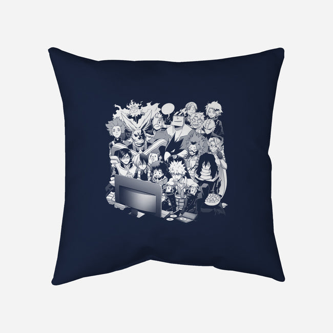 Hero Night M-none removable cover throw pillow-Coinbox Tees