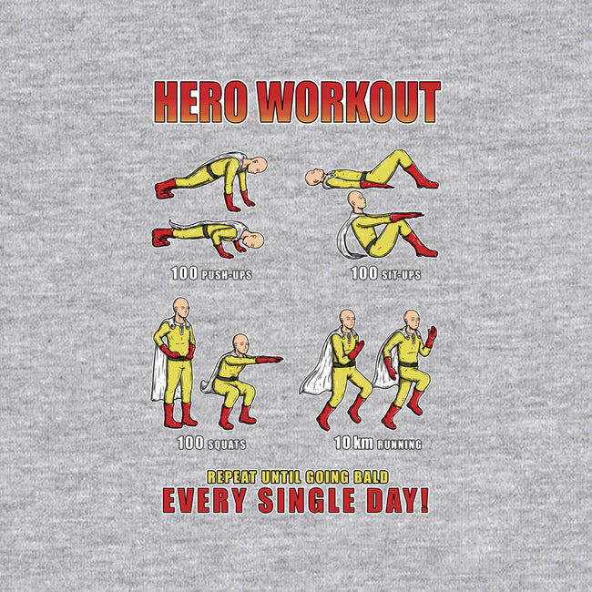 Hero Workout-mens heavyweight tee-Firebrander