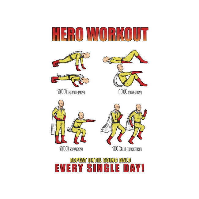 Hero Workout-none polyester shower curtain-Firebrander