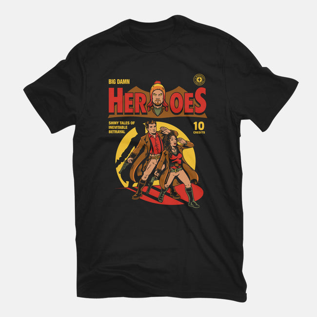 Heroes Comic-mens heavyweight tee-harebrained
