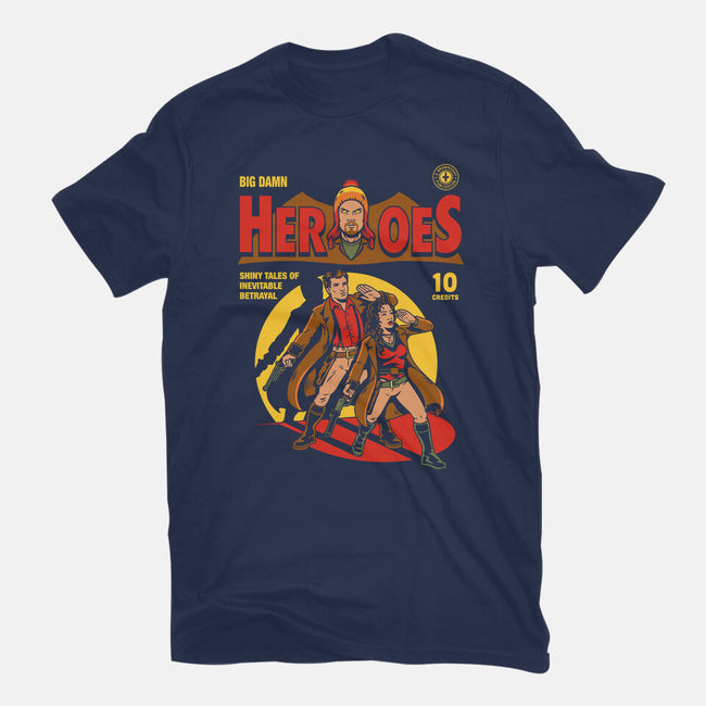 Heroes Comic-unisex basic tee-harebrained