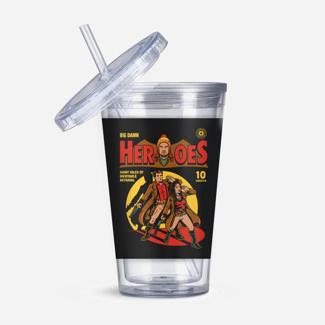 Heroes Comic-none acrylic tumbler drinkware-harebrained