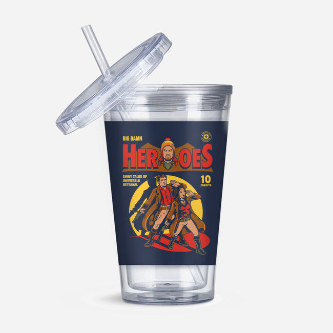 Heroes Comic-none acrylic tumbler drinkware-harebrained