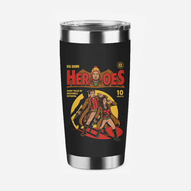 Heroes Comic-none stainless steel tumbler drinkware-harebrained