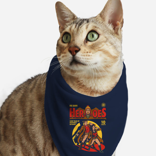 Heroes Comic-cat bandana pet collar-harebrained