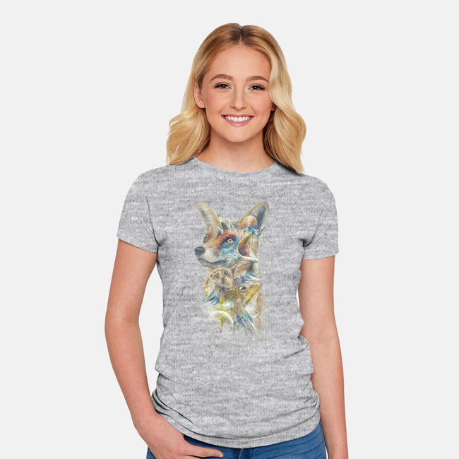 Heroes of Lylat-womens fitted tee-biggers