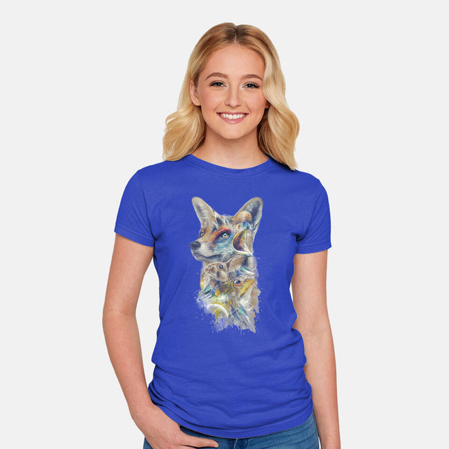 Heroes of Lylat-womens fitted tee-biggers