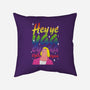 Hey ye yaaa-none non-removable cover w insert throw pillow-Domii