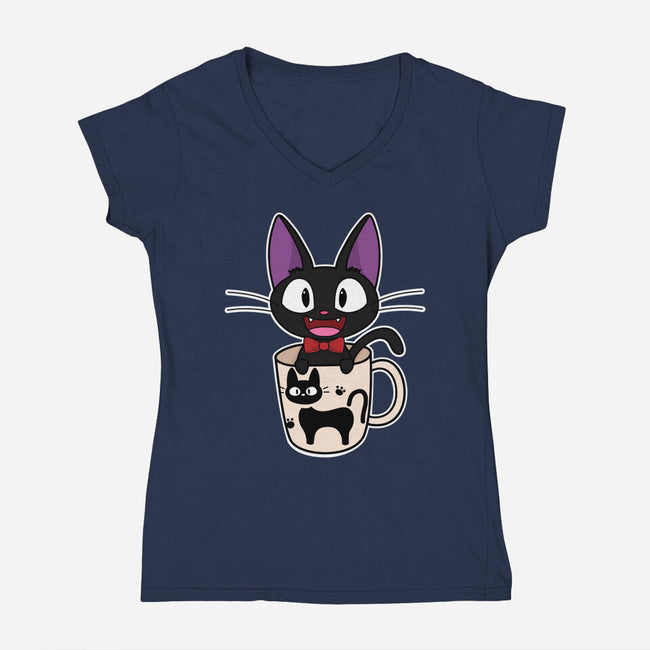 Hey! It's Me!-womens v-neck tee-Alexhefe