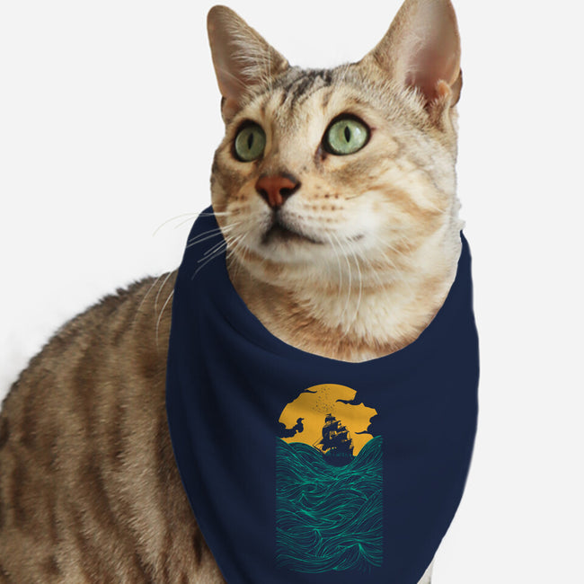 High Seas-cat bandana pet collar-sebasebi