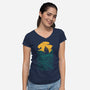 High Seas-womens v-neck tee-sebasebi