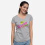 Highly Addictive-womens v-neck tee-Beware_1984